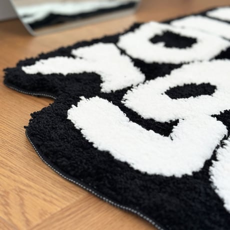 rug-03064　YOU LOOK GOOD レタリングラグ 60cm×80cm