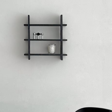 shelf-03048　天然木 ディスプレイ ウォールシェルフ 40×14cm 1個売り