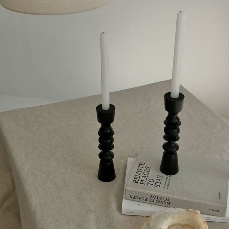 candle-03097 abacus ウッド キャンドルスタンド | ART OF BLACK