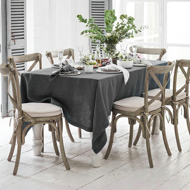 Artchaut フランス テーブルクロス 綿100％ 180x180cm Artchaut