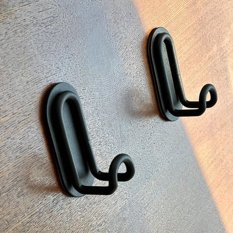 wallhook-03008　2個セット アイアン Jフック ウォールフック