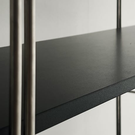 rack-03066　ブラック ステンレスフレーム 4段 ユニットシェルフ