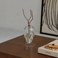 予約販売7月中旬～7月下旬頃発送予定　diffuser-03002　ガラス ディフューザーベース 入れ替え用 リードスティック付き