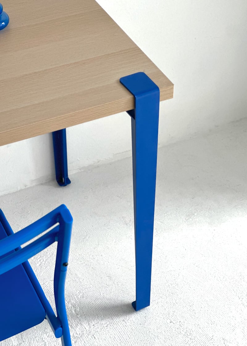 table-03129 Blue 4本set クランプ アイアンレッグ テーブル脚 鉄脚 高 