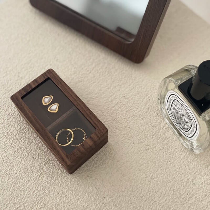 box-03005 Walnut アクセサリーケース 天然木 | ART OF BLACK