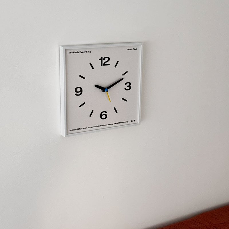 予約販売12月中旬～12月下旬頃発送予定 clock-03116 Black / White