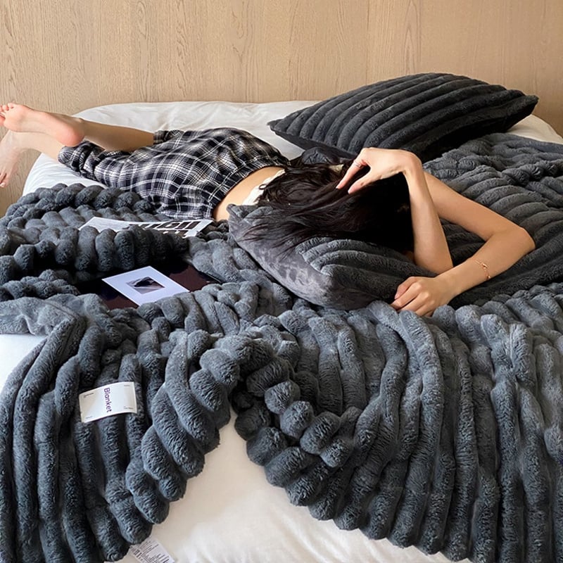 【Sleep】ラビット柄 プリント毛布 Sleep】ラビット柄 プリント毛布 Sleep】ラビット柄 プリント毛布
