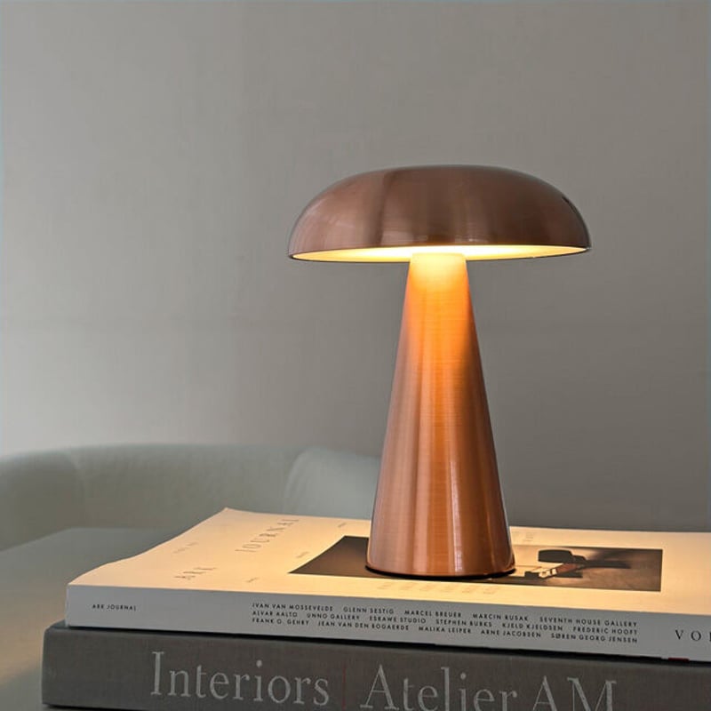 light-03134 USB mushroom テーブルランプ フルタッチ式 コードレス |