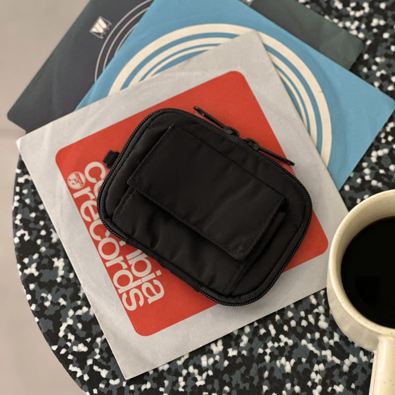 wallet-03002 ナイロン ZIP スクエアウォレット 財布 | ART OF BLACK