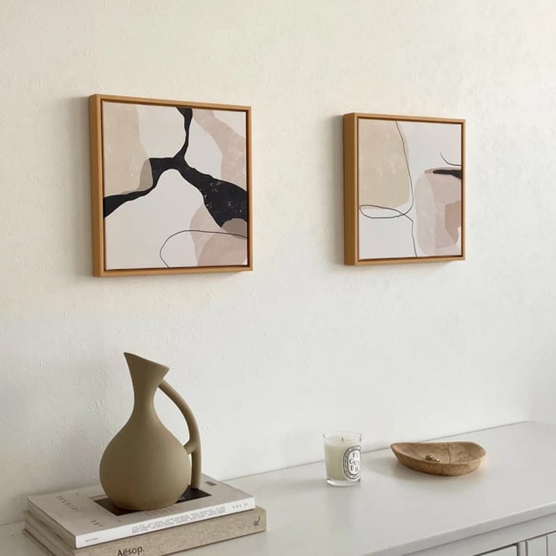 poster-03010 Rougir アートポスター フレーム付き 30×30cm |