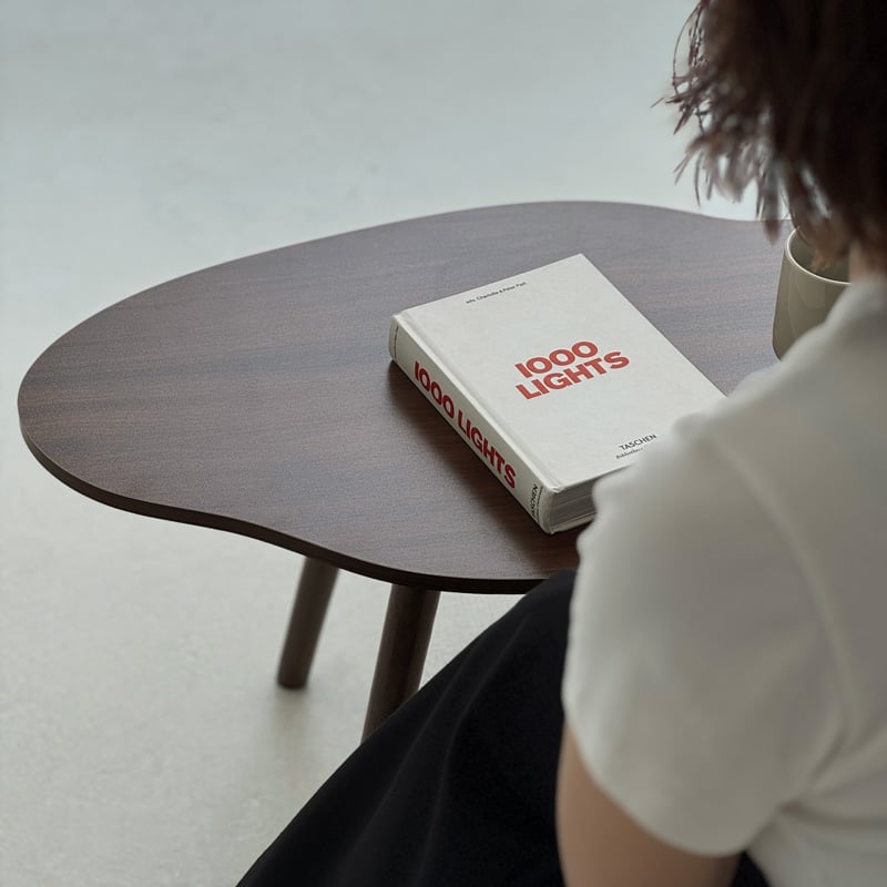 table-03203 Wave コーヒーテーブル 80×40cm | ART OF BLACK