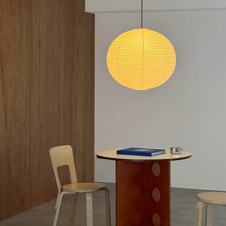 light-03384　ホワイト 細めピッチタイプ Rice Paper Shade Large 60cm 和紙 ペンダントライト