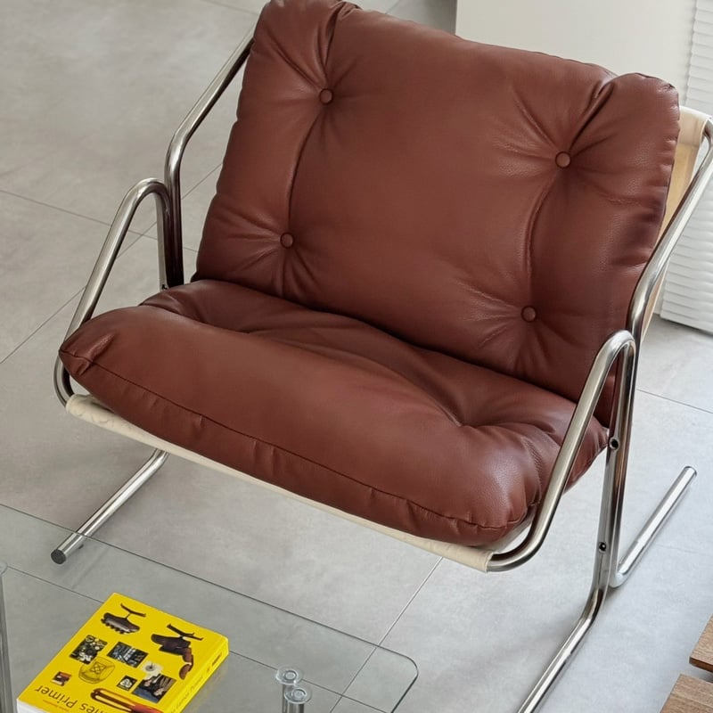 1人掛けソファ Vintage Lounge chair ソフトレザー1人掛けソファ｜北欧ヴィンテージ家具アンバーデザイン