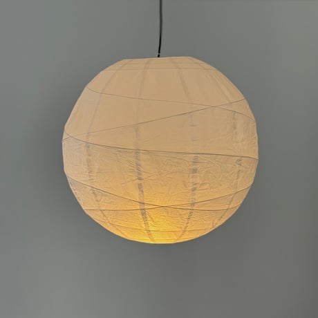 light-03391　ホワイト Spiral Rice Paper Shade 60cm 和紙 ペンダントライト
