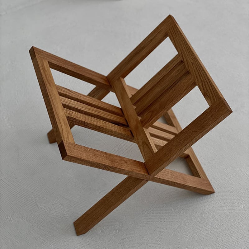 magazinerack-03018 cross オーク ウッド マガジンラック | ART magazinerack-03018 cross オーク ウッド マガジンラック | ART