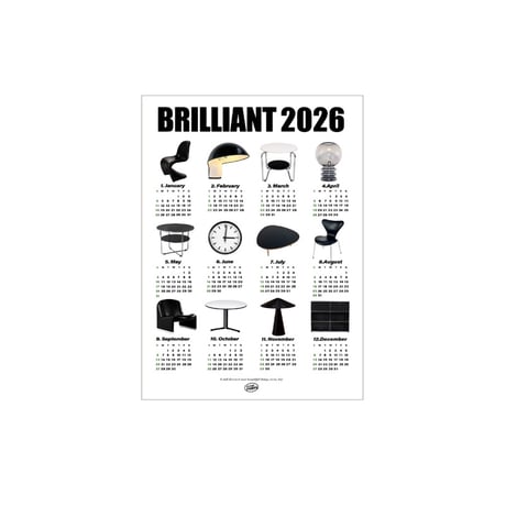 poster-03147　BRILLIANT 2026 カレンダー 70×50cm