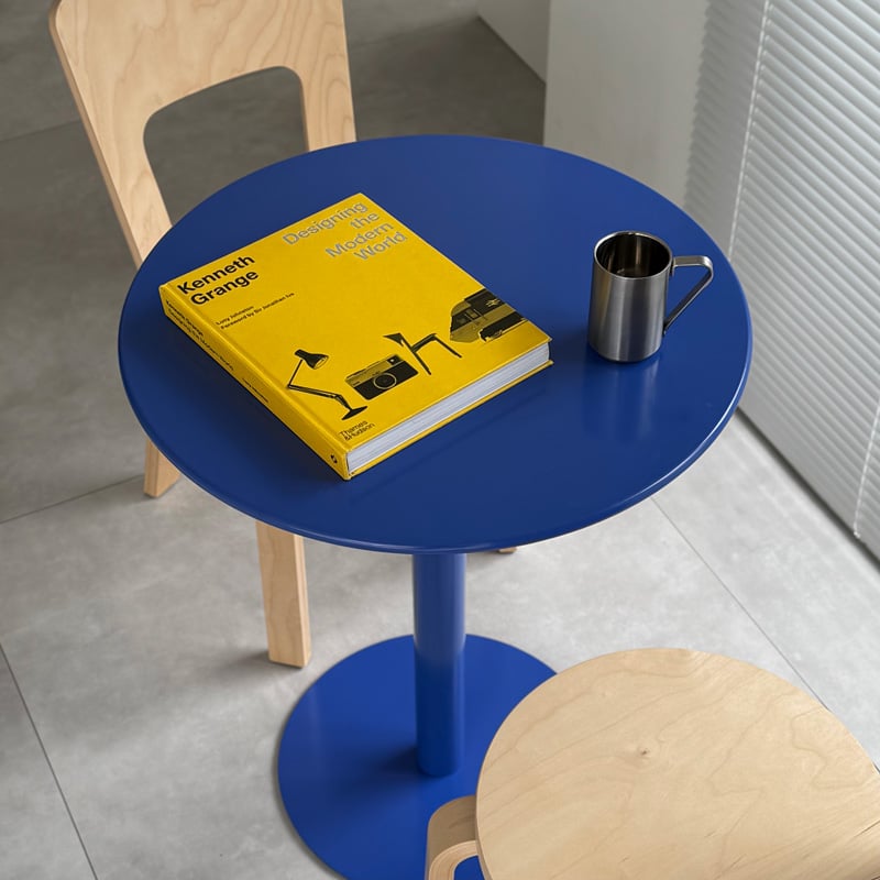 一部予約商品】 table-03210 カラー ラウンドテーブル 直径60cm / 40cm