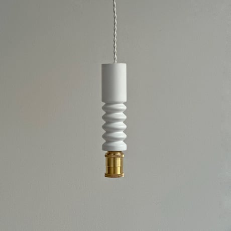 light-03275　B Type ウッドターニングランプ 真鍮ソケット ペンダントライト 口金E26