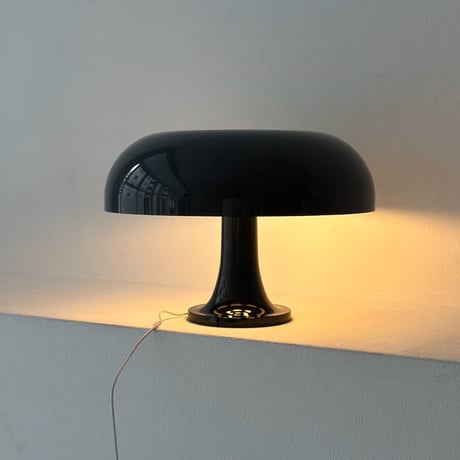 light-03344　USB ブラック マッシュルーム テーブルランプ LED