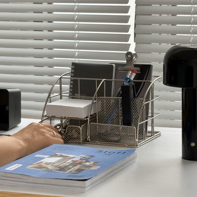 ArtsOnDesk ステンレススチール デスクオーガナイザー 3点セット ArtsOnDesk ステンレススチール デスクオーガナイザー 3点セット