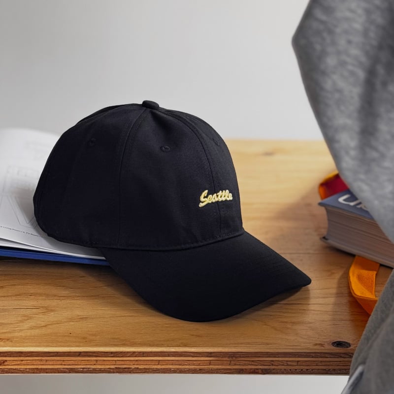 予約販売11月中旬～11月下旬頃発送予定 cap-03001 Seattle 刺繍