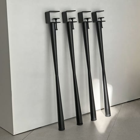 table-03070　Constriction 4本set クランプ アイアンレッグ テーブル脚 高さ71cm