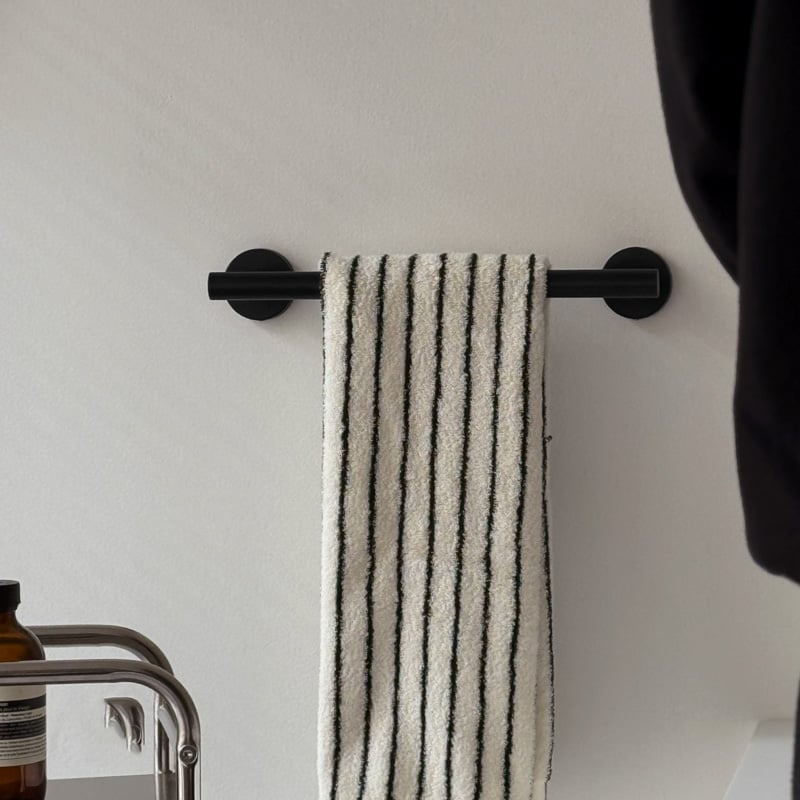 union タオルバー ステンレス マットブラック towel-03022 タオルハンガー ステンレス マットブラック | ART OF BLACK