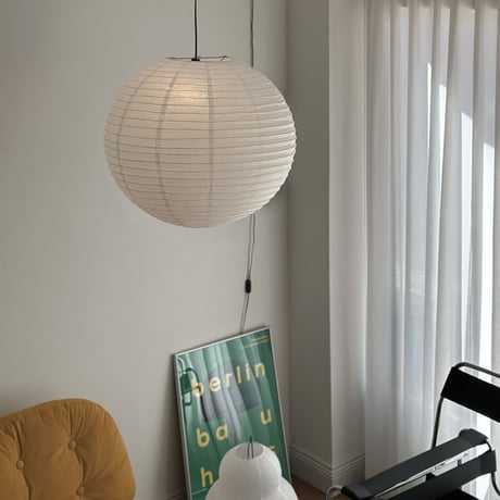 light-03356　4mコード コンセント式 Rice Paper Shade 和紙 ペンダントライト