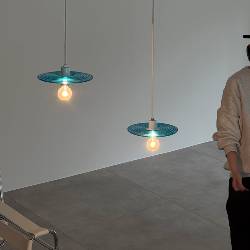 ガラス製 ペンダントライト　ランプシェード　シェードランプ light-03371 rippling ガラスシェード ペンダントライト 口金E26