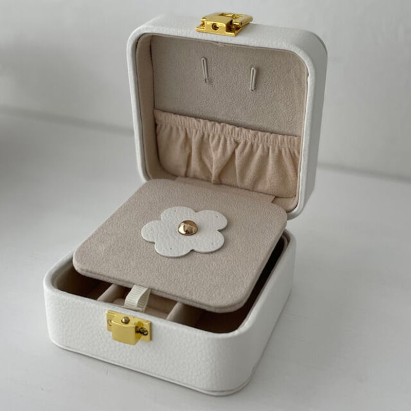 豊岡クラフト 森林楽 ミラー付き アクセサリー ケース 宝石箱 (極美品) box-03002 ミラー付 アクセサリーケース 収納ボックス | ART OF