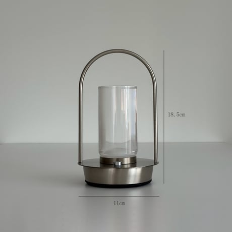 light-03367　USB ハンドル付き ポータブルランプ LED シルバー