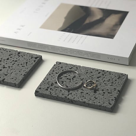 plate-03027　Stone  アクセサリー プレート トレイ