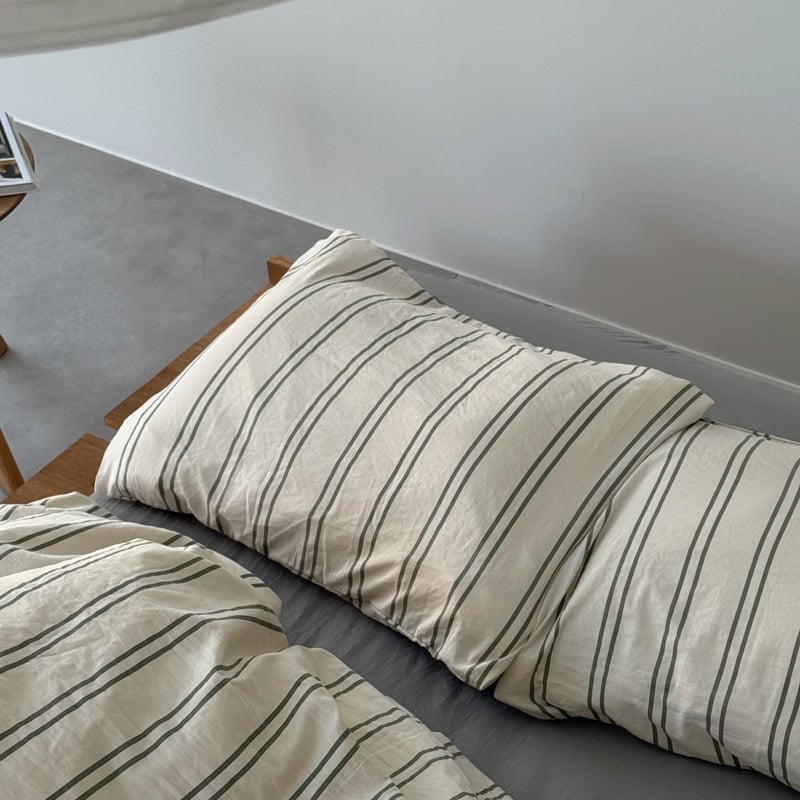 予約販売6月上旬～6月中旬頃発送予定 beddingsets-03092 ivory×khak