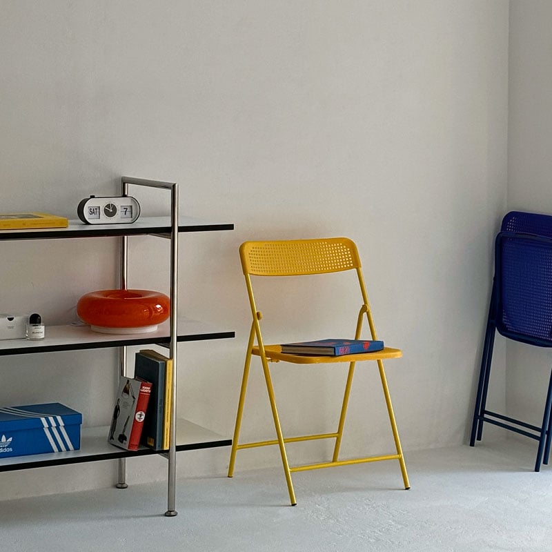 chair-03086 カラー フォールディング メッシュチェア 折り畳み