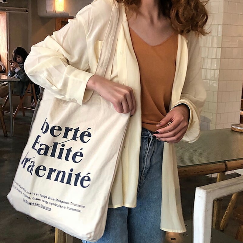 bag-03010 Liberte トートバッグ キャンバス地 | ART OF BLACK