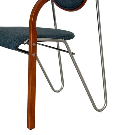 予約販売8月中旬～8月下旬頃発送予定　chair-03108　Curve Arm Chair ファブリック ダイニングチェア