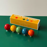 magnet-03003　COLOR BALL MAGNET ネオジム磁石 マグネットボール 5色セット
