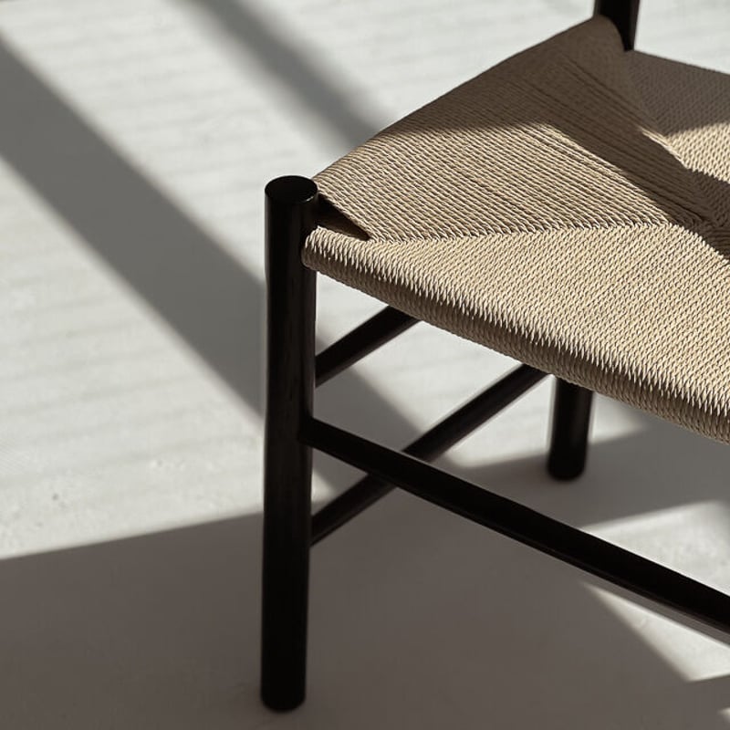 受注販売 chair-03036 ブラック ペーパーコード チェア | ART OF 受注販売 chair-03036 ブラック ペーパーコード チェア | ART OF
