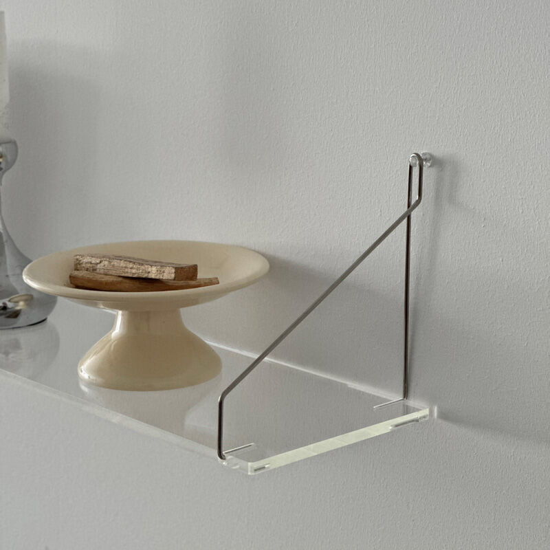 【解体済み】Lumiere/クリアブックシェルフ Lumiere/ルミエル クリアブックシェルフ 幅82cm 通販 - ディノス