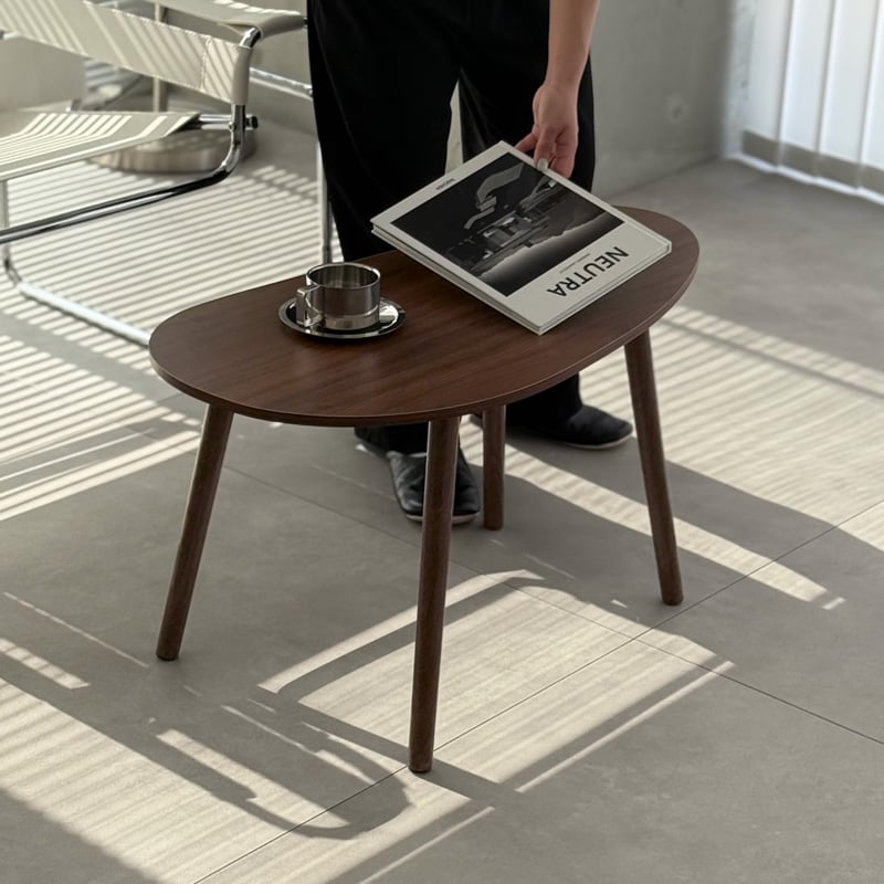 table-03202 Bean コーヒーテーブル 80×40cm | ART OF BLACK