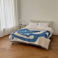 予約販売7月中旬～7月下旬頃発送予定　bedthrow-03006　Henri Matisse Nu bleu ベッドスロー 130×160