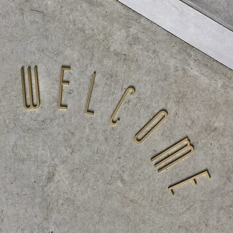 sign-03001 70mm 大文字 真鍮文字 真鍮レター アルファベット 数字 