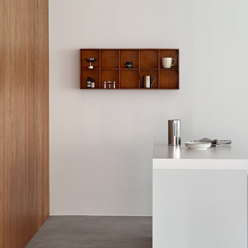 wallrack-03052 天然木 ウォールシェルフ 82×33cm | ART OF BLACK