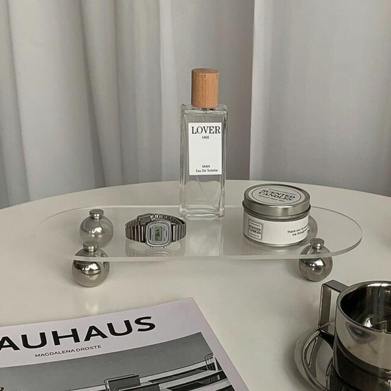 tray-03101 アクリル クリア 脚付きトレイ プレート | ART OF BLACK