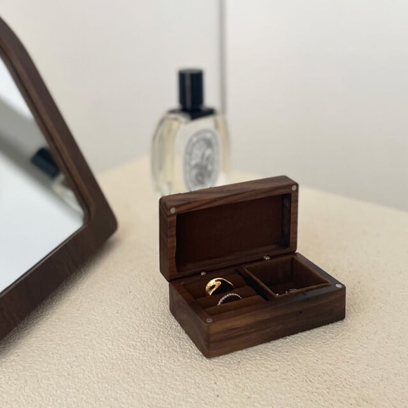 box-03005 Walnut アクセサリーケース 天然木 | ART OF BLACK