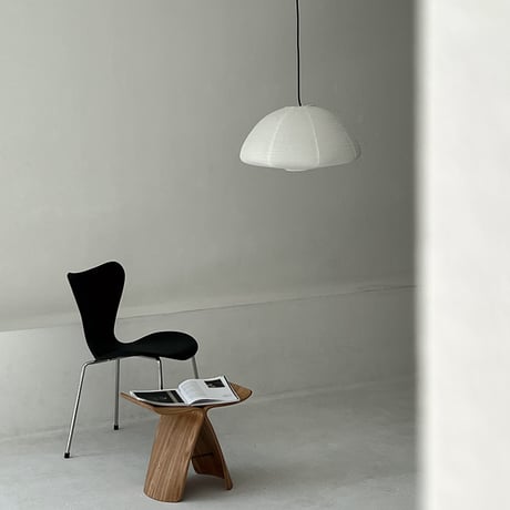 light-03304　Semicircle Rice Paper Shade 和紙 ペンダントライト