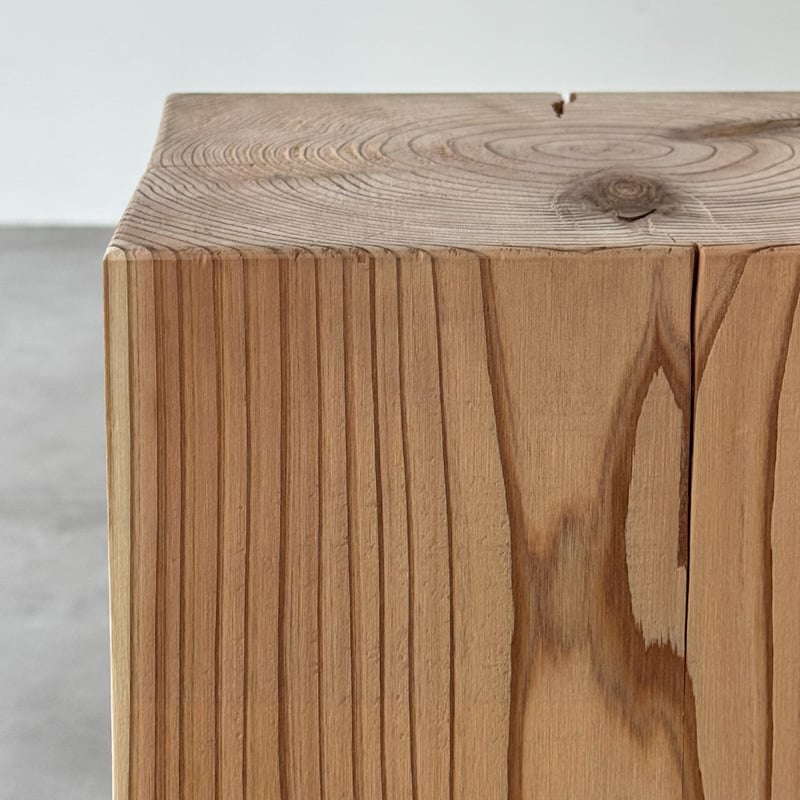 table-03069 CEDAR サイドテーブル スツール 国産杉 無垢材 無塗装 | AR