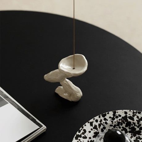 incenseholder-03076　クレイ ニュアンス インセンスホルダー お香立て