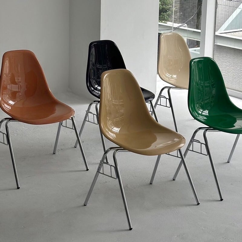 chair-03084 カラー サイドシェルチェア スタッキング リプロダクト