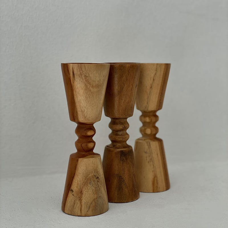 ミッドセンチュリー　ヴィンテージ　チーク　木製　ガラス　キャンドルホルダー 1IMG_8528_1024x.jpg?v=1699331892